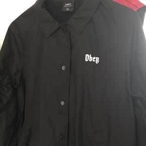 Obey Coaches Jacket, Women’s Size Medium